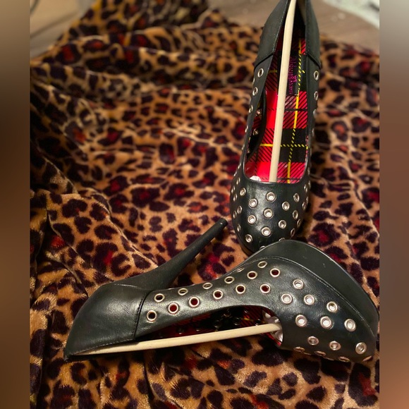 Abbey Dawn Holly Chart Topper Platform- Black  size 7 US NEW - Picture 16 of 16